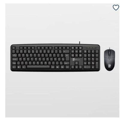 Kit Teclado E Mouse Usb Day By Day Letron Km 1901 Preto
