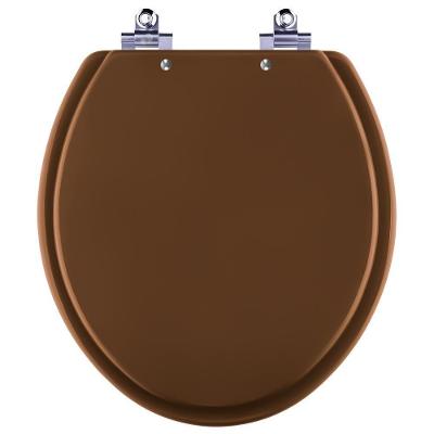 Assento Sanitário Laqueado Soft Close Flamingo Ocre (marrom) Para Vaso Incepa