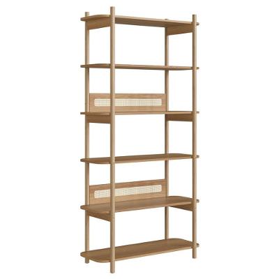 Estante 180 Cm 6 Prateleiras Pes Madeira Oslo 27965 Hanover Artesano Hanover