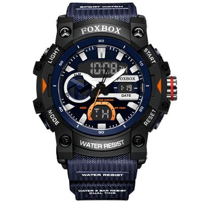 Relógio De Pulso Masculino Digital Led Esportivo Azul