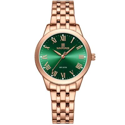 Relógio De Pulso Feminino Design Classico Simples Elegance Verde
