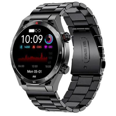 Relógio Inteligente De Fitness 1.39 " Ips 360x360 Display Chamada Bluetooth Preto