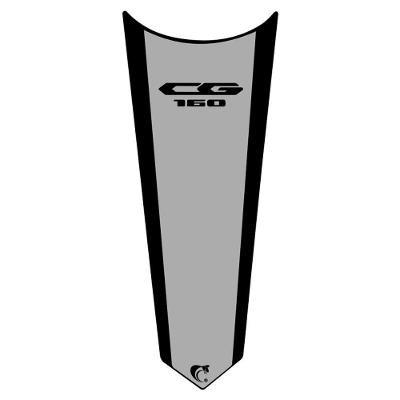 Adesivo Faixa Gravata Tanque Moto Cg Titan 125/150/160 Cinza Cor Cg 150