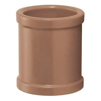 Luva Pvc Soldavel 50mm Marrom Fortlev
