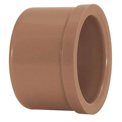 Tampão Pvc Cap Soldavel 110mm Marrom Amanco