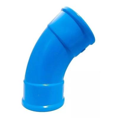 Curva 50mm Irrigação 45° Graus Soldavel Duas Bolsas Amanco