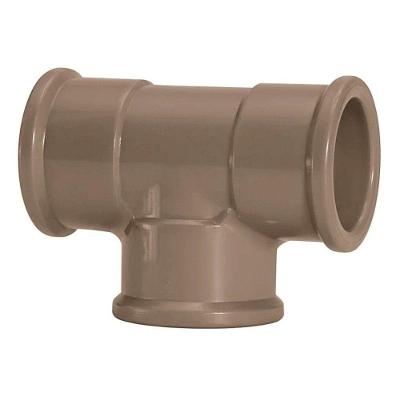 Te Soldavel Dn 20, 25, 32mm Marrom Fortlev Kit 5unid Tamanho 25 Mm