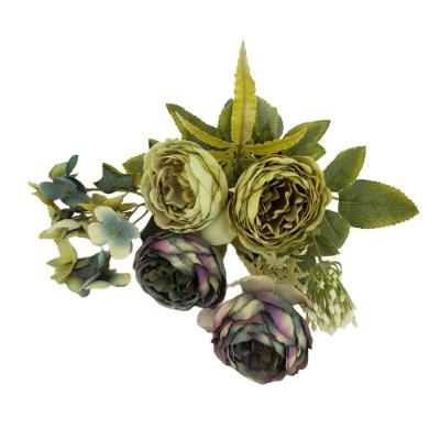 Flor Artificial Ramalhete 7 Ramos 33cm