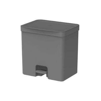 Lixeira Com Pedal Trium 20 L Chumbo