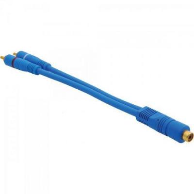 Cabo Y 1 Rca Femea X 2 Rca Macho 20cm Cbay0008 Azul Storm