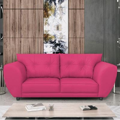 Sofá 2 Lugares Tulipa Suede - Amarena Móveis Pink