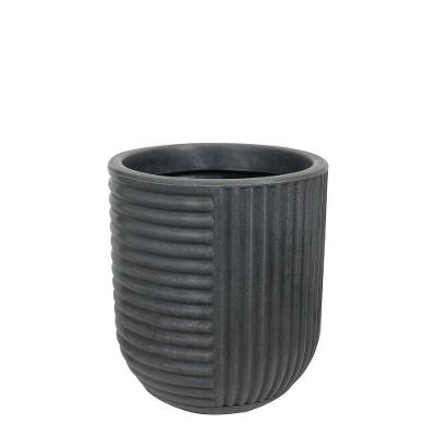 Vaso Orto 30 X 34 Cm Cor 18 - Antique Preto
