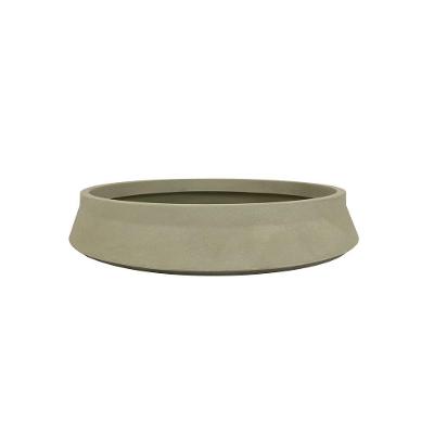 Vaso Vitória-régia Bowl 62 X 12 Cm Cor 05 - Antique Camurça