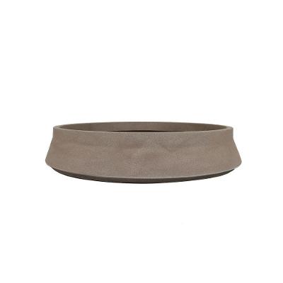 Vaso Vitória-régia Bowl 62 X 12 Cm Cor 16 - Antique Castanho