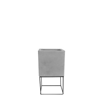 Suporte De Ferro Quadrado 20 X 15 Cm - Sem O Vaso