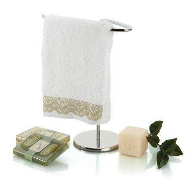 Porta Toalha Toalheiro Banheiro Bancada Acquaset Aço Inox Pia Lavabo Organizador