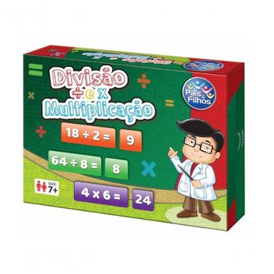 Jogo Pedagógico Divisão E Multiplicação - Pais E Filhos