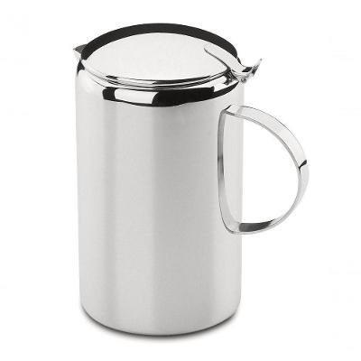 Jarra De Suco Inox 1,8 Litros Com Tampa água Bebidas Servir Mesa Posta Chá Café Bar Garrafa