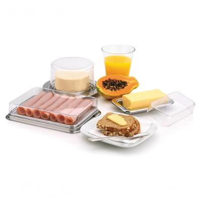 Conjunto Café Da Manhã Frios Geladeira Kit Matinal 4 Peças