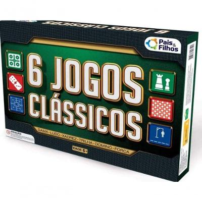 Kit 6 Jogos Clássicos - Pais E Filhos