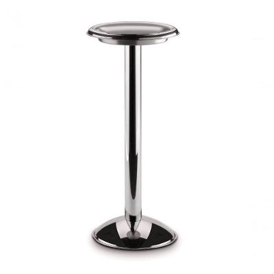 Pedestal Para Champanheira Balde De Gelo Aço Inox 65cm Festa Evento Bar Casa Cozinha