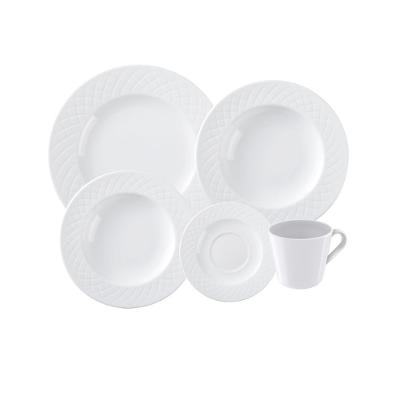 Aparelho De Jantar Tramontina Ingrid Em Porcelana 20 Peças