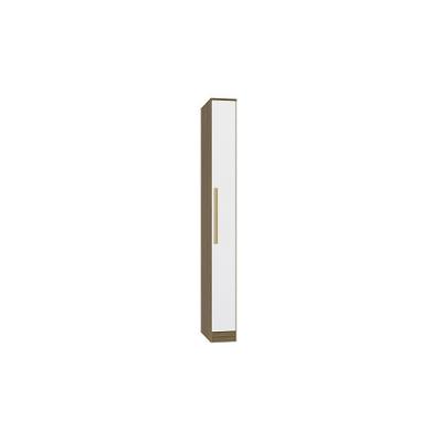 Guarda-roupa 1 Porta Kappesberg Adapt Nogueira/branco 25cm