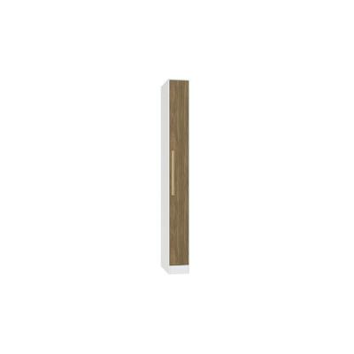 Guarda-roupa 1 Porta Kappesberg Adapt Branco/nogueira 25cm