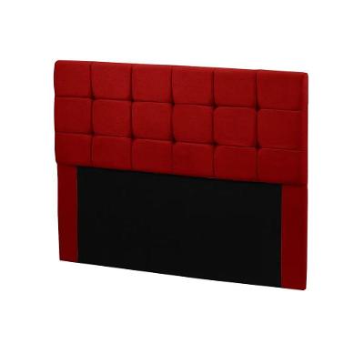Cabeceira Cama Box Queen 1,60 Estofada Julia Veludo Vermelho Star Confort Vermelho