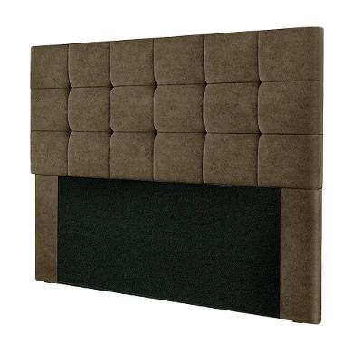 Cabeceira Cama Box Queen 1,60 Estofada Suede Marrom Chocolate Julia Plus Star Confort Marrom Chocolate