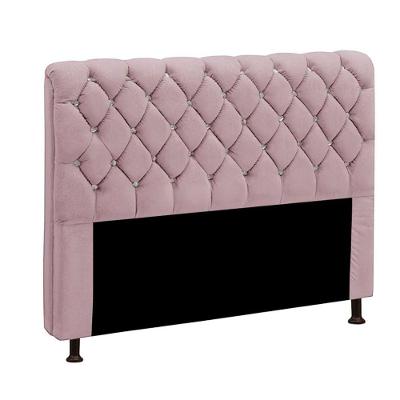 Cabeceira Estofada Fernanda 1,60 Queen Star Confort Rose