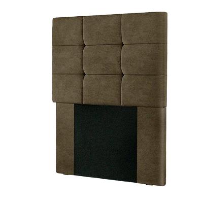 Cabeceira Estofada Cama Box Solteiro 0.90 Julia Suede Star Confort Marrom