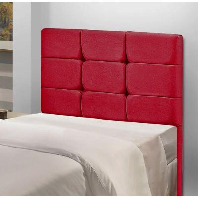 Cabeceira Estofada Cama Box Solteiro 0.90 Julia Veludo Star Confort Vermelho