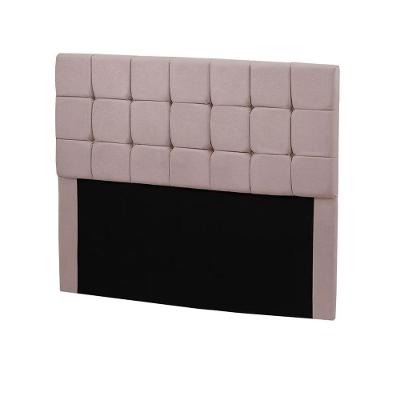 Cabeceira Julia Estofada King Size 195cm Em Veludo Rose Star Confort Rose