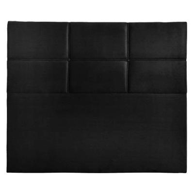 Cabeceira Milena 160cm Estofada Em Material Sintético Star Confort Preto