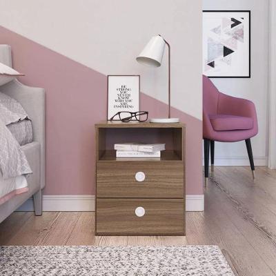 Mesa De Cabeceira C- 2 Gavetas E 1 Prateleira Tokio