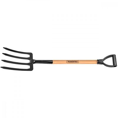 Forcado para Terra com 4 Dentes em Aço 71 Cm