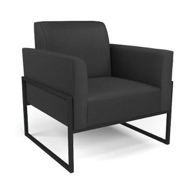 Poltrona Base Industrial Alta Preto Marisa Corino Preto D03 - D\'rossi