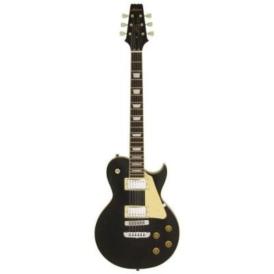 Guitarra Aria Pe-350std Aged Black.