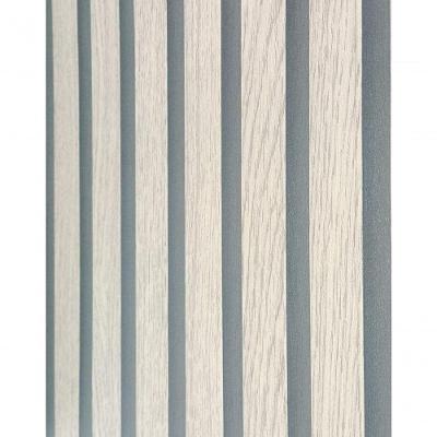 Papel De Parede Vinilico Estilo Ripado Marfim - Unique5067