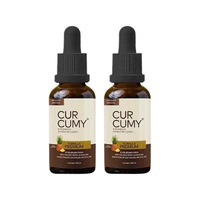 Curcumy - Cúrcuma, Colágeno Tipo Ii E Gengibre - 30ml 2 Mêses - 2 Unidades