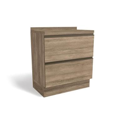 Gabinete de Cozinha Modulado  Maxxi G755 2 Gavetas c/ Tampo Nogal - Kappesberg