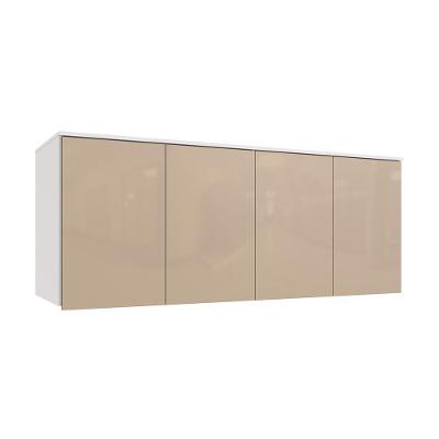 Armário Aéreo 4 Pts Kappesberg Adapt Branco-macadâmia 175cm
