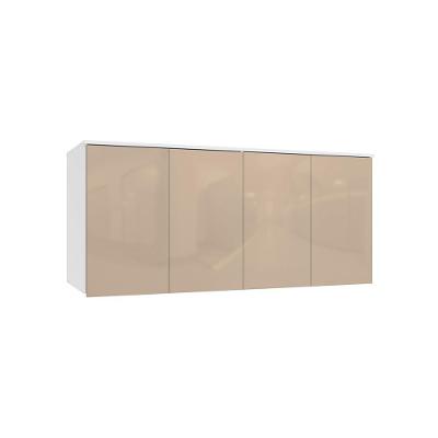Armário Aéreo 4 Pts Kappesberg Adapt Branco-macadâmia 155cm