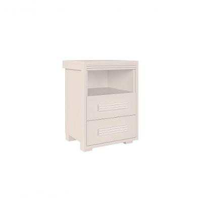 Mesa De Cabeceira Tóquio Moderna 100% Mdf 2 Gavetas Fenix