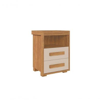 Mesa De Cabeceira Tóquio Versátil Com 2 Gavetas Camas Fenix