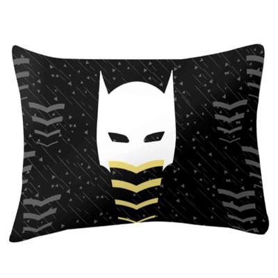 Fronha Portallar Malha 100% Algodao Estampa Localizada Mascaras 48cmx68cm Preto