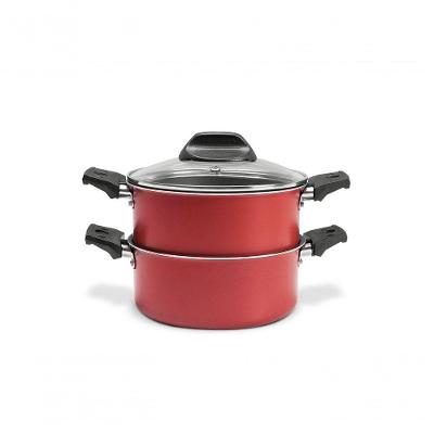 Cozi-vapore Brinox Antiaderente Cor & Vapor 16 Cm Cereja Cereja Brinox
