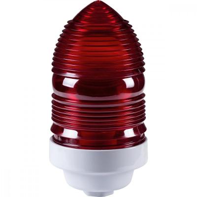 Sinalizador Simples Vermelho 60 W Incandescente Em Alumínio