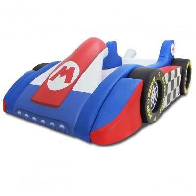 Mini Cama Super Kart Com Rodas Embutidas - Cor Azul Tamanho:mini
